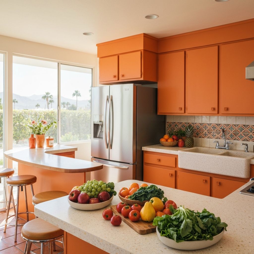 Palm Springs inspired kitchen